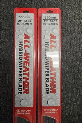 2016 - 2023 Tacoma Front Wiper Blade Set  1H 1F - Image 1 of 4