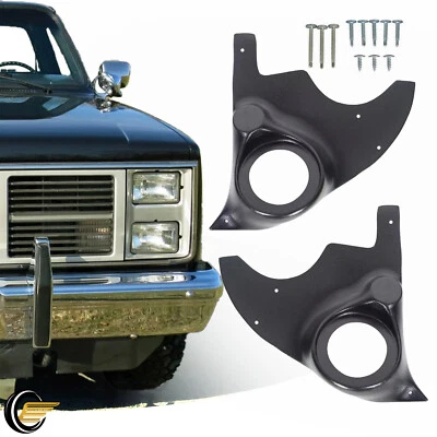 Speaker Kick Panels For 73-87 Chevy GMC Pickup Truck Jimmy Blazer Suburban - Image 1 of 4