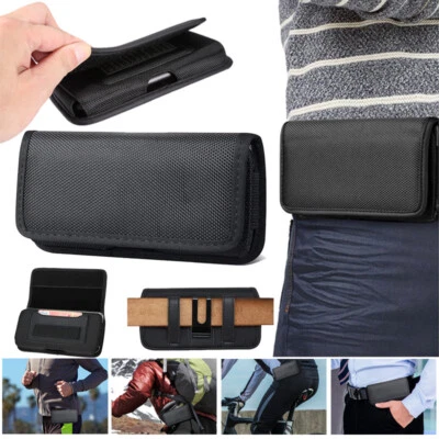 Phone Vertical Belt Clip Pouch Case Card Holder Holster For iPhone 14 13 Pro Max - Image 1 of 4