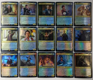 Doctor Who FOIL MTG Complete DOCTOR Set 15 Card Magic the Gathering Universes - Picture 1 of 14
