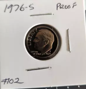 1976 S Proof Roosevelt Dime San Francisco - Picture 1 of 2