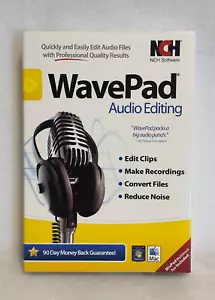 WavePad Audio Editing PC or Mac by NCH Software Edit Clips and More!! - Picture 1 of 4