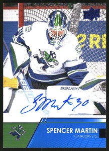 2021-22 Upper Deck AHL Autographs #15 Spencer Martin Auto 