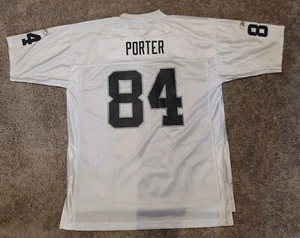 Weißes NFL Reebok Jerry Porter Trikot Raiders #84 Größe XL - Bild 1 von 4