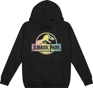 Jurassic Park Womens Hoodie Gradient Logo Pullover Jumper Hooded S-XL Official