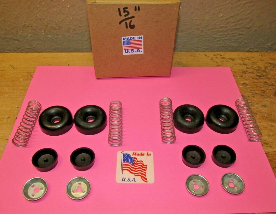 1953 1954 1955 1956 FORD F500 C500 C600 F600 FRONT WHEEL CYLINDER KIT USA 15/16" - Image 1 of 4