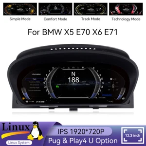 Velocímetro digital retrofit para cuadro de instrumentos BMW X5 E70 X6 E71 2006-2013 - Imagen 1 de 13