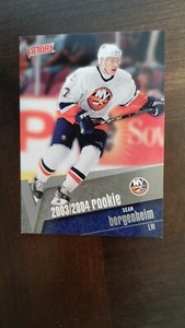 2003-04 Upper Deck Victory Sean Bergenheim Rookie