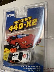 New 1991 Tyco Magnum 440-X2 Slot Car NASCAR Davey ALLISON Havoline White #28 - Picture 1 of 7