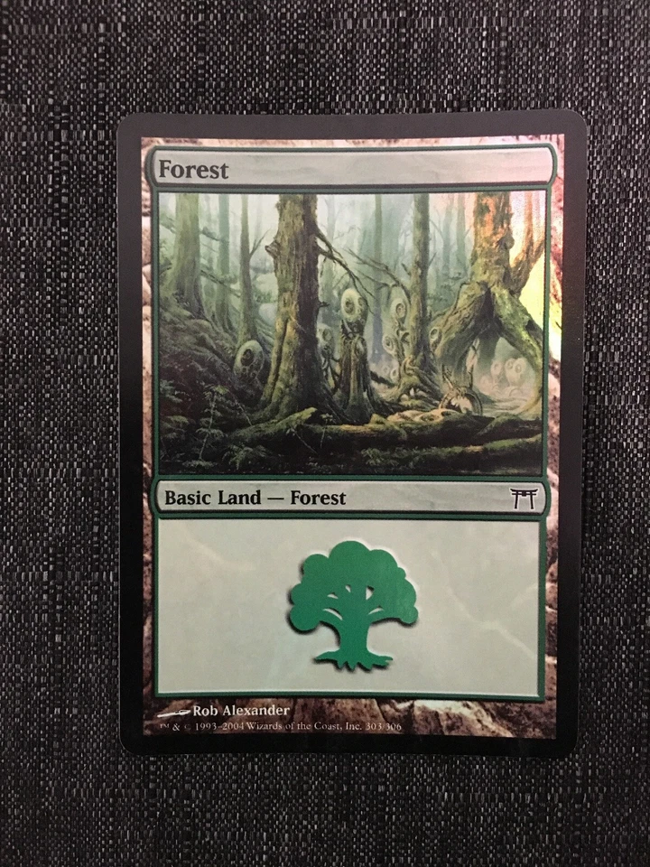 Forest (304) Champions of Kamigawa Foil