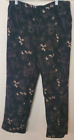 MARNI Made in Italy  Crop Pants, Side Pockets  Floral Pattern 44 ( US 12)  Lined