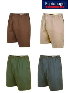 Espionage Men's Big Size Stretch Twill Short (ST019A) XXL-8XL, 6 Colours - Picture 1 of 21