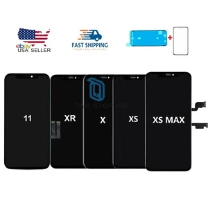 For iPhone X XR XS Max 11 Pro Max OLED LCD Touch Screen Digitizer Replacement US - Picture 1 of 60