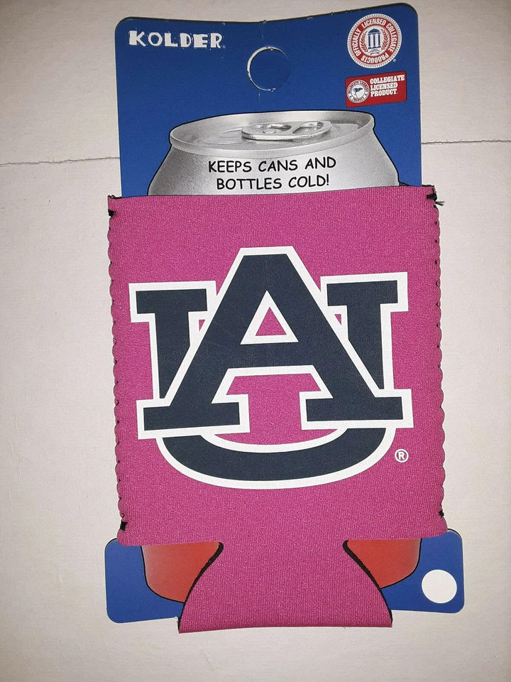 Lata plegable Koozie Auburn Tigers NCAA rosa frío (juego de 4) Foto 1 de 2