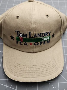 Mütze Kappe 2001 FCA Tom Landry Open Dallas Cowboys Motorola Ltd Golf verstellbar - Bild 1 von 7