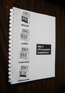 Rowe AMI MM-6 Jukebox Supplement Manual - Picture 1 of 1