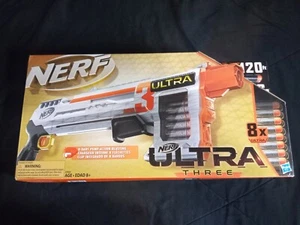 Nerf Gun Ultra Three Blaster Pump Action 8 Ultra Dart Gun  - Picture 1 of 3