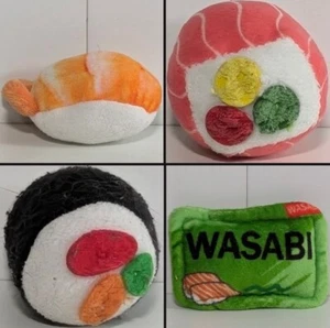 Frisco Sushi Plush Cat Toy with Catnip, 4 count - Picture 1 of 5