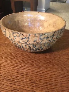 Red Wing Stamped Saffron Ware Bowl #8 Sponge ware Very Old And Rare - Picture 1 of 7