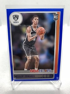 2021-22 NBA HOOPS kessler edwards nets Blue rookie card rc #246