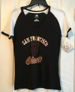 MLB Genuine Merchandise Black/White San Francisco Giants T-shirt Size S NWT - Picture 1 of 7