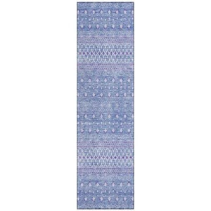 Addison Rugs Chantille ACN709 Sky 2'3" x 7'6" Indoor Outdoor Hallway Runner Rug, - Picture 1 of 5