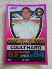 Topps Formula 1 Turbo Attax 2023 David Coulthard Legend Pink Parallel #347 