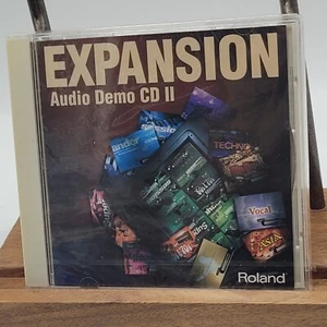 ROLAND AUDIO EXPANSION CD II SOUND DEMONSTRATION SR-JV80 RARE OOP - Picture 1 of 2
