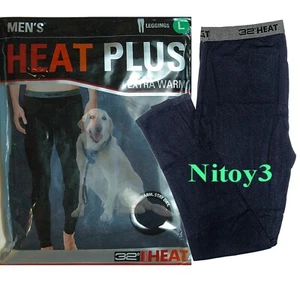 32 Degrees Heat Extra warm Base Layer Bottom Anti-Odor/Antistatic Men LG: 36-38 - Picture 1 of 1