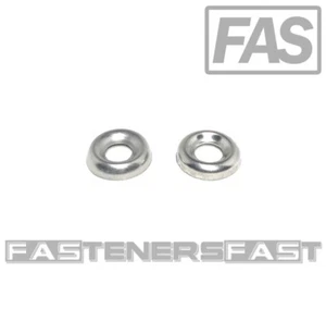 (50) #12 Stainless Steel Finishing Washers Cup Washers - 316 Marine Grade - Picture 1 of 5