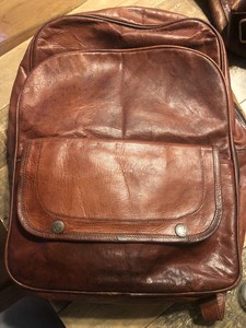 ebay leather backpack womens