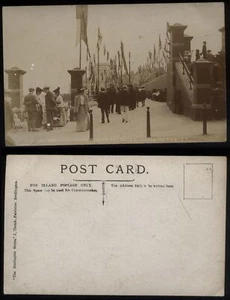 1906 BRIDLINGTON, opening of NEW TERRACES Real Photo Postcard by J Thresh - Picture 1 of 1