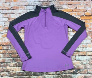 Under Armour Youth YXL Purple 1/4 Zip Pullover Athletic Workout Gym Girls - Picture 1 of 8