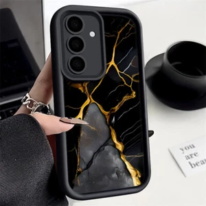 Case For Smausng A16 A25 A55 A15 A54 S24 FE S23 Ultra Marble Silicone Soft Cover - Picture 1 of 24