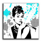 Audrey Hepburn Canvas Wall Art Framed Picture v