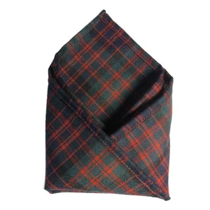 Ingles Buchan MacDonald Tartan Einstecktuch Quadrat - Bild 1 von 1