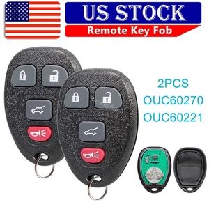 2 For 2007-2013 Chevy Tahoe Suburban GMC Yukon Keyless Entry Remote Key Fob 4B - Picture 1 of 7