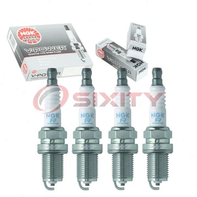 4 bujías NGK V-Power para Kia Magentis 2007-2008 2,4 L L4 - motor zy Foto 1 de 4