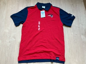 Nike New England Patriots Poloshirt Rot Navy Größe M Neu mit Etikett - Bild 1 von 7