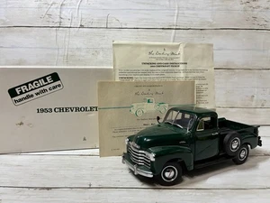 Danbury Mint 1953 Chevrolet 3100 Half Ton 1/24 Juniper Green #DM317M **NO COA** - Bild 1 von 16