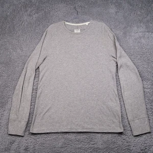 Rag & Bone Shirt Herren Medium Waffelstrick Thermo Langarm grau Rundhals - Bild 1 von 21