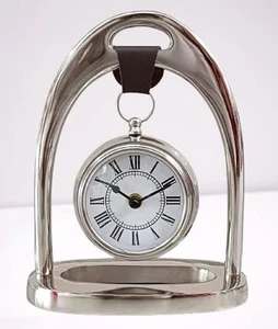Collectable Beautiful Vintage Brass Desk Clock Antique Nautical Table Clock - Picture 1 of 5