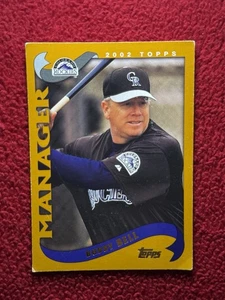 Vintage 2002 Buddy Bell Colorado Rockies Topps MLB Baseball Trading Card 302 - Picture 1 of 12