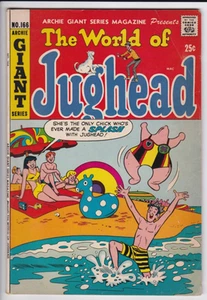 World of Jughead #166 (1969) Archie Giant FN/VF Beach Cover Classic Humor - Picture 1 of 8