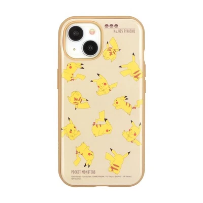 Gourmandise Pokemon IIIIfit iPhone15 / 14 / 13 Compatible Case Pikachu POKE-866A - Image 1 of 4