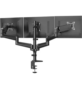 Triple Monitor Mount for 17 to 32 inch Screens, Gas Springs Adjustment Triple... - Picture 1 of 8