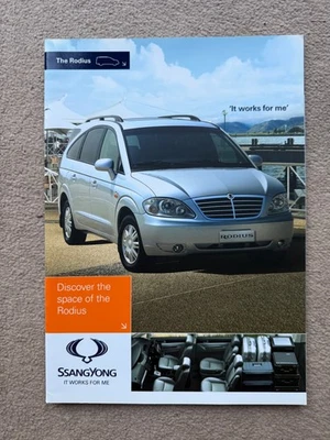 2008 SsangYong Rodius - Car Brochure (UK) - Image 1 of 4