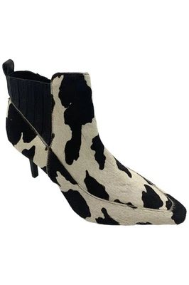 Donald Pliner Women's Willim Pointed Toe Heel Ankle Boot Black/Bone - Image 1 of 3