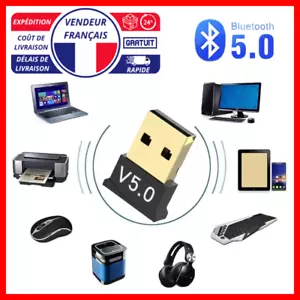 USB Flash Drive Bluetooth 5.0 Mini Wireless Dongle Adapter for TV Computer PC Mac - Picture 1 of 10