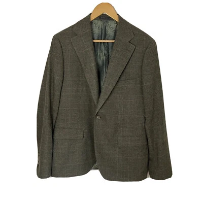 Nuevo sin etiquetas Abrigo Blazer Deportivo Indochino Para Hombres Lana Verde Chaqueta Para Hombre Talla 38R Ver Foto3 Foto 1 de 4